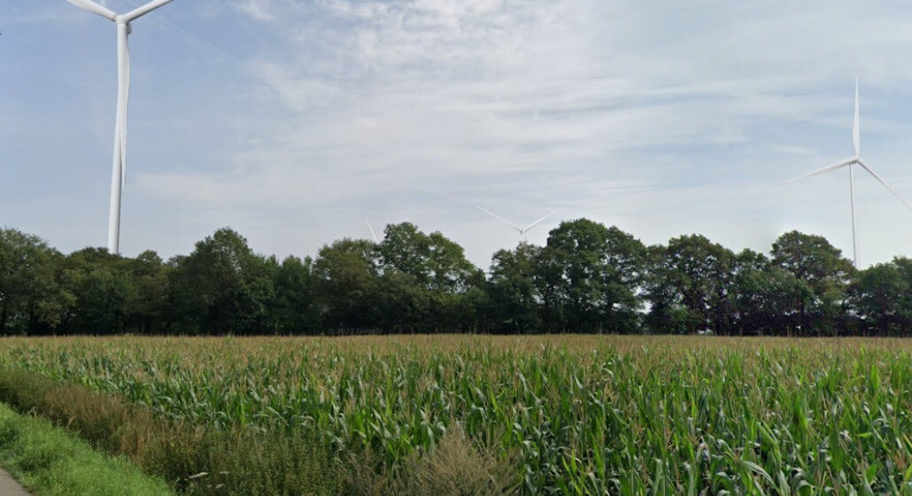 Zicht vanaf de Allemansveldweg